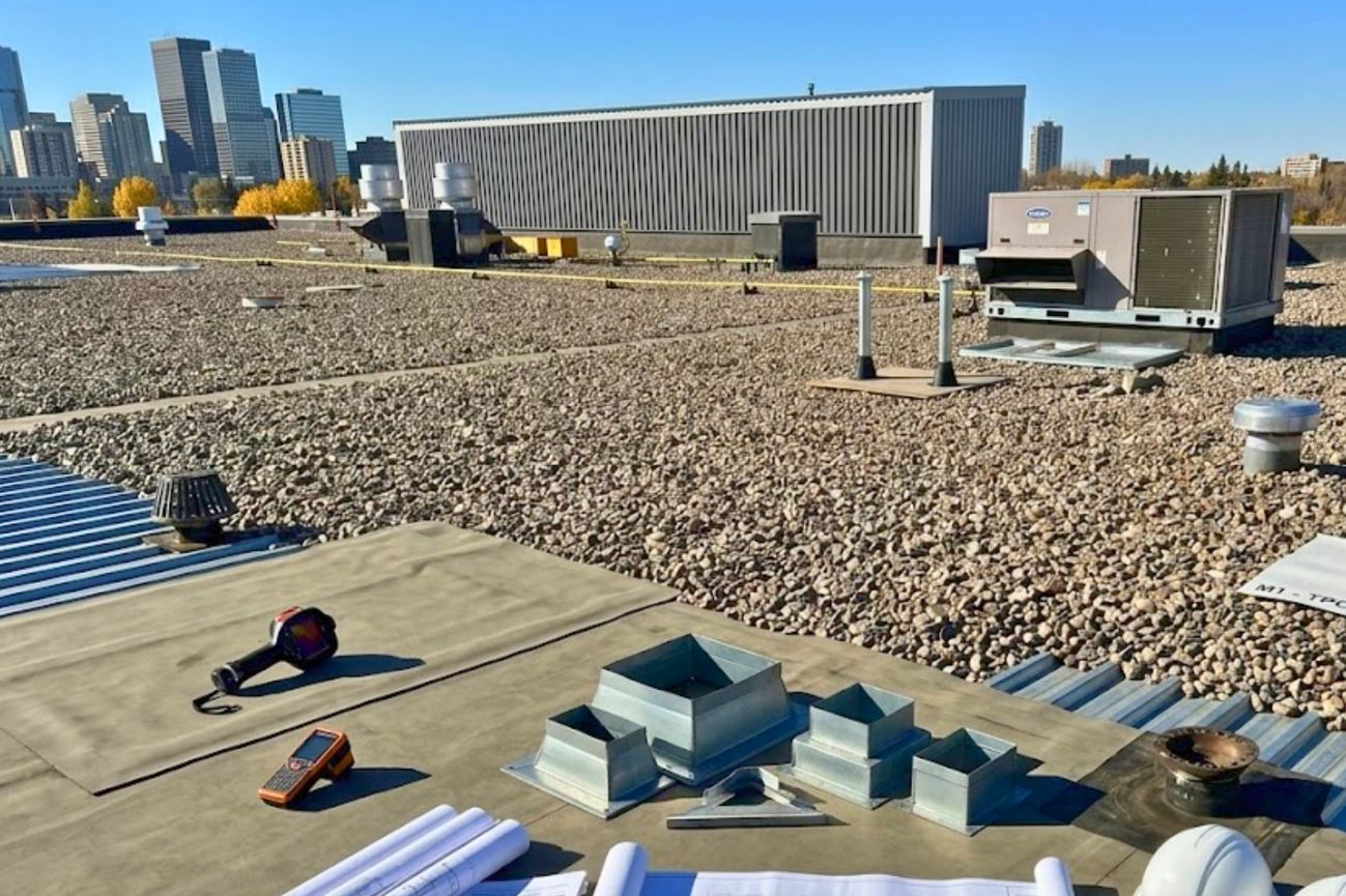 commercial roof curb installation